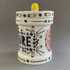 'Bits And Bobs' Treasure Pot - Lilac/Rose/Green