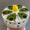 'Bits And Bobs' Treasure Pot - Lilac/Rose/Green