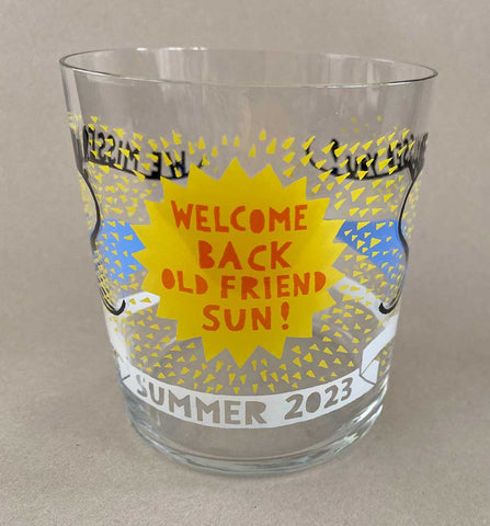 'Summer 2023' Glass Tumbler