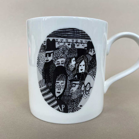 'Tube singer' Ceramic Mug