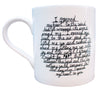'I Opened My Heart' Ceramic Mug