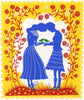 'Bird People' Screenprint (Yellow)
