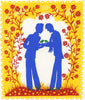'Bird People' Screenprint (Yellow)