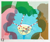 'Drinks' Screenprint.  24 individual color proofs