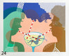'Drinks' Screenprint.  24 individual color proofs