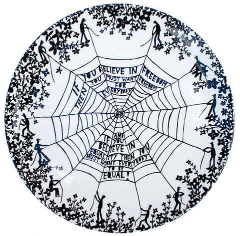 'If You Believe In Freedom' plate