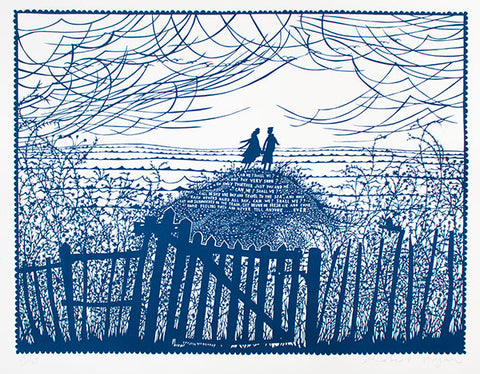 'Can We? Shall We?' Landscape Screenprint