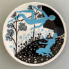 High jumping. Small Ceramic Plate