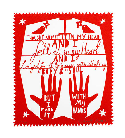 'My Hands' Lasercut