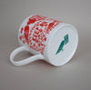 'The World Is Not Perfect' Orange Ceramic Mug