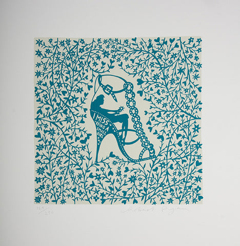 'I Miss Being A Small Girl' 2012 Screenprint