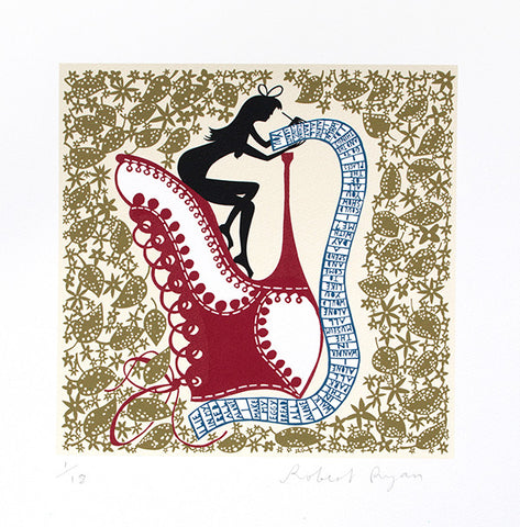 'Thinking About You' Screenprint