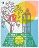 'Big House - Small House' Screenprint  Artists Proofs