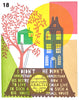 'Big House - Small House' Screenprint  Artists Proofs
