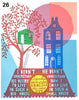 'Big House - Small House' Screenprint  Artists Proofs