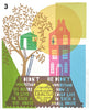 'Big House - Small House' Screenprint  Artists Proofs