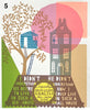 'Big House - Small House' Screenprint  Artists Proofs