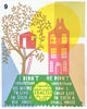 'Big House - Small House' Screenprint  Artists Proofs