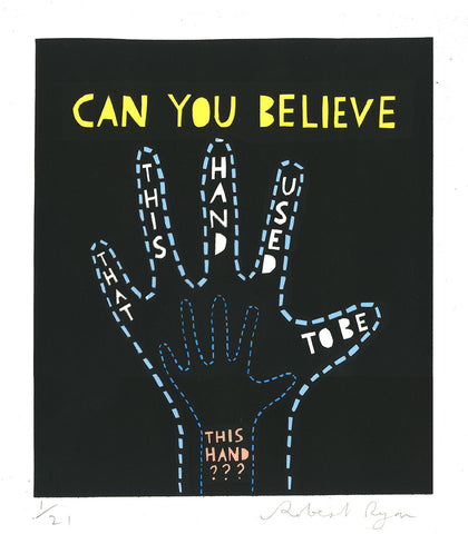 'Big Hand Small Hand' Screenprint