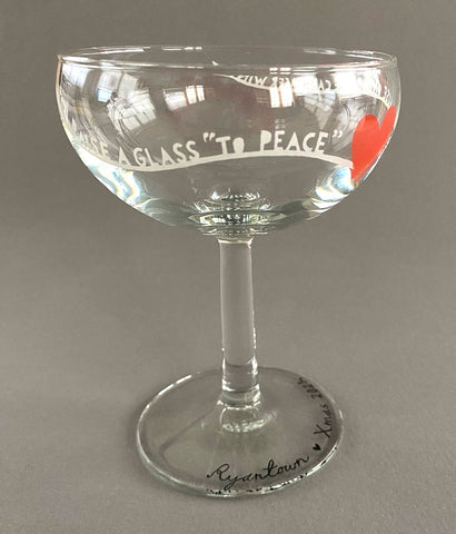 'I’ll Raise A Glass “To Peace” 2023 Champagne Glass