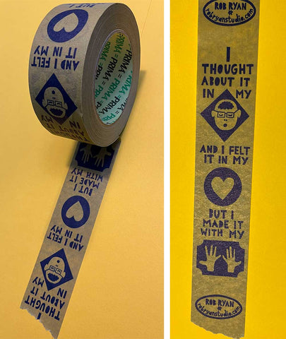 'I thought about it in my....' Tape