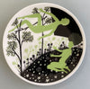 High jumping. Small Ceramic Plate