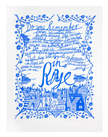 'In Rye' Screenprint