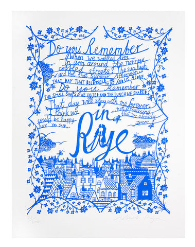 'In Rye' A/P Screenprint