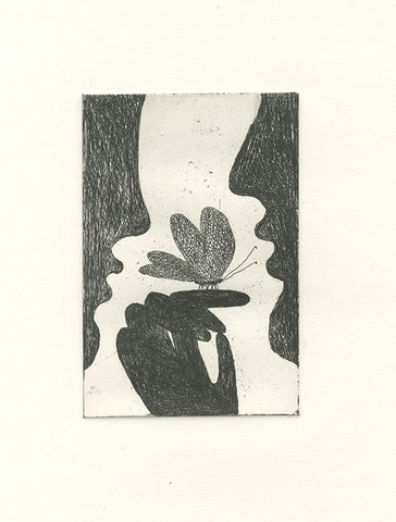 'Butterfly' Etching