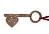 'The Key To My Heart Is Yours Forever' Lasercut Key