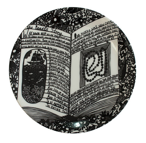 'The Pearls Story' Ceramic Plate